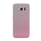Pink Houndstooth Samsung Galaxy S6 Case