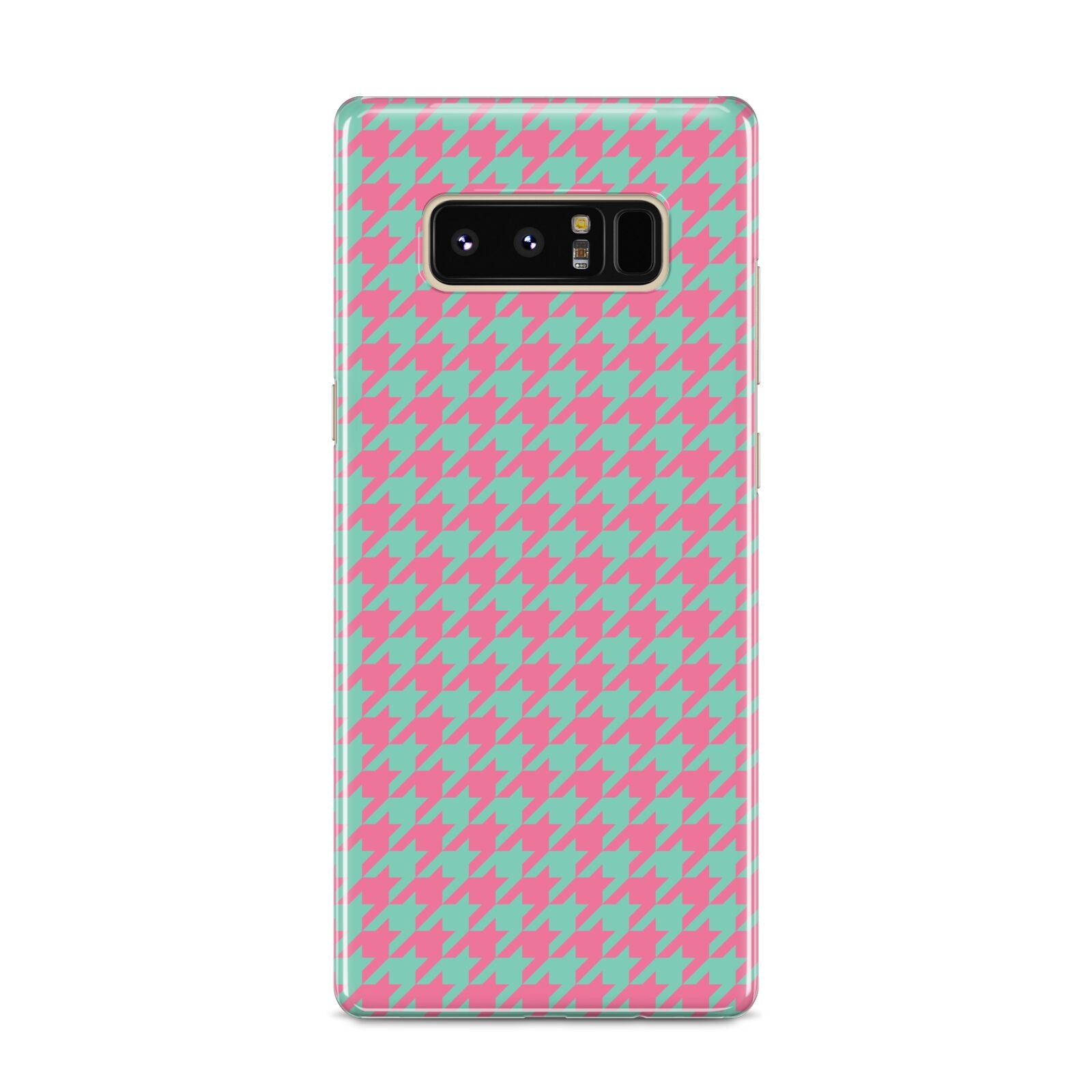 Pink Houndstooth Samsung Galaxy S8 Case