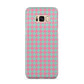Pink Houndstooth Samsung Galaxy S8 Plus Case
