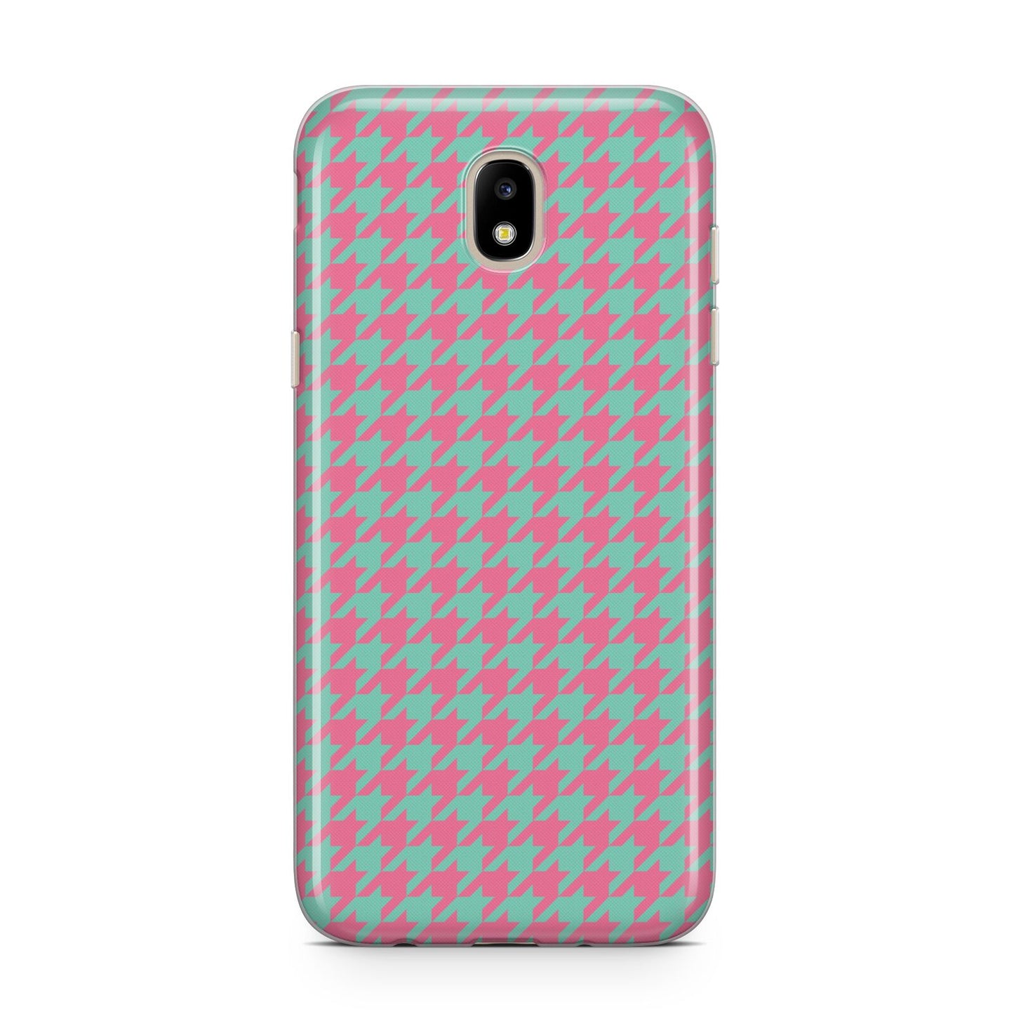 Pink Houndstooth Samsung J5 2017 Case