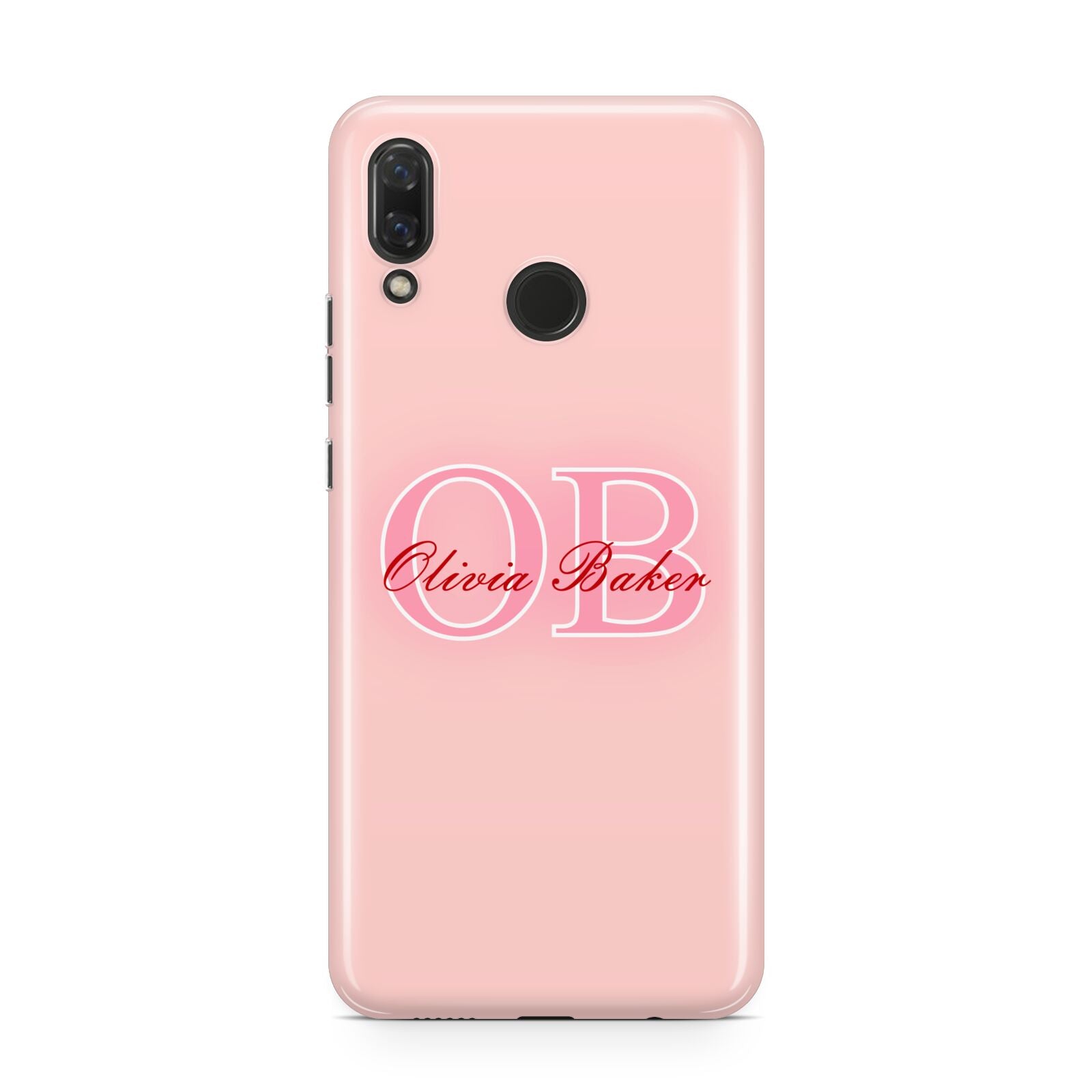 Pink Initials Personalised Huawei Nova 3 Phone Case