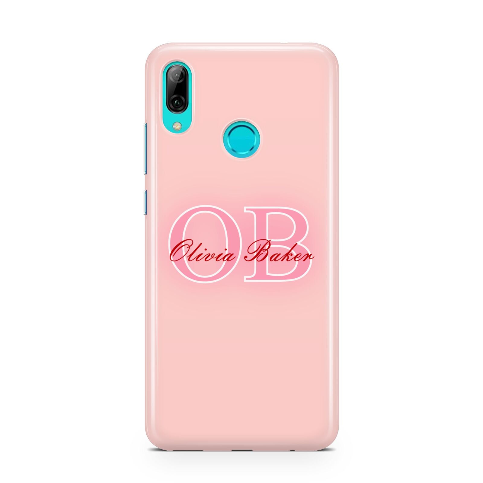 Pink Initials Personalised Huawei P Smart 2019 Case