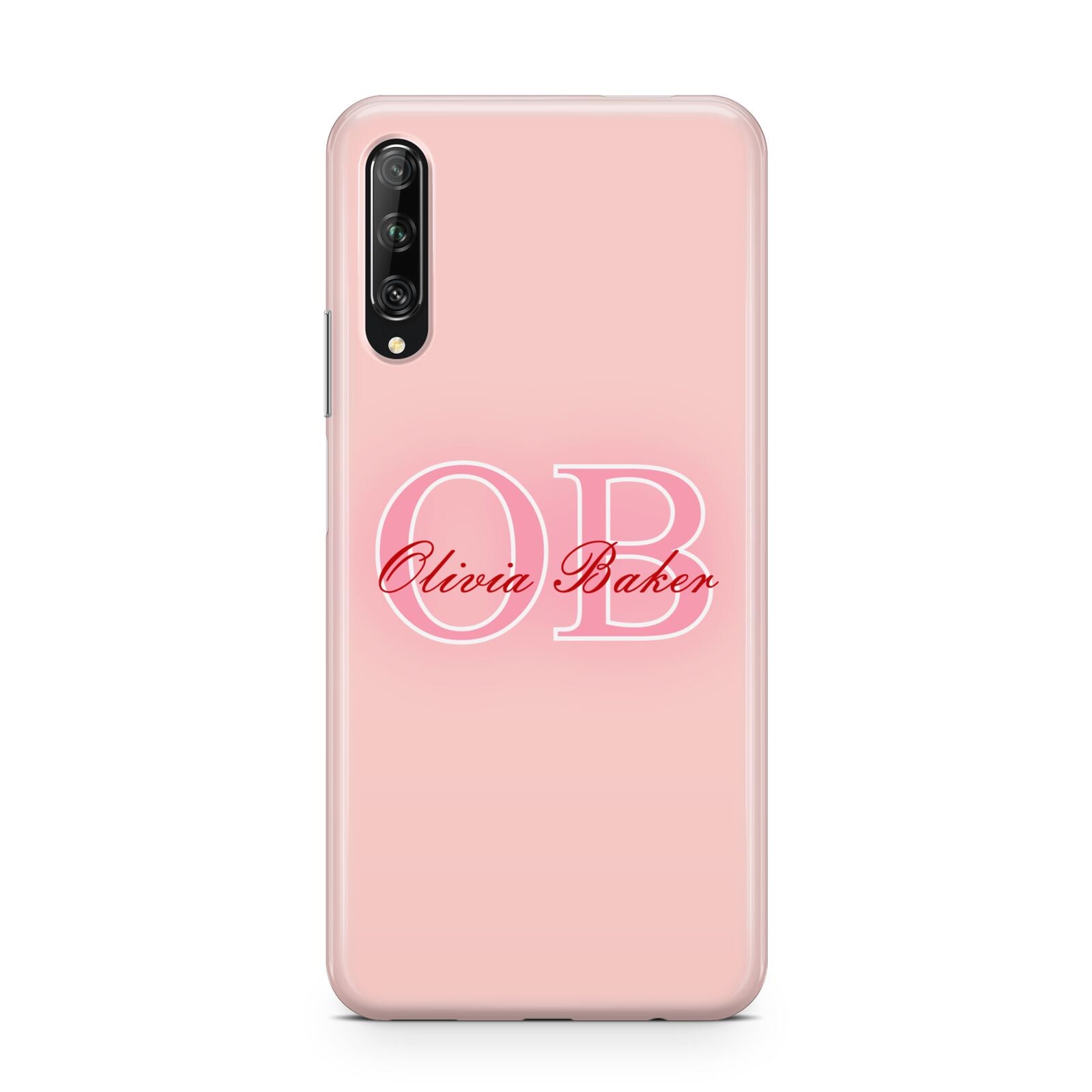 Pink Initials Personalised Huawei P Smart Pro 2019