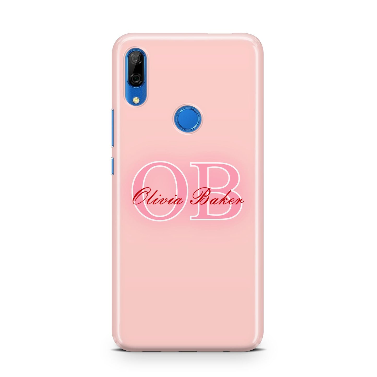 Pink Initials Personalised Huawei P Smart Z