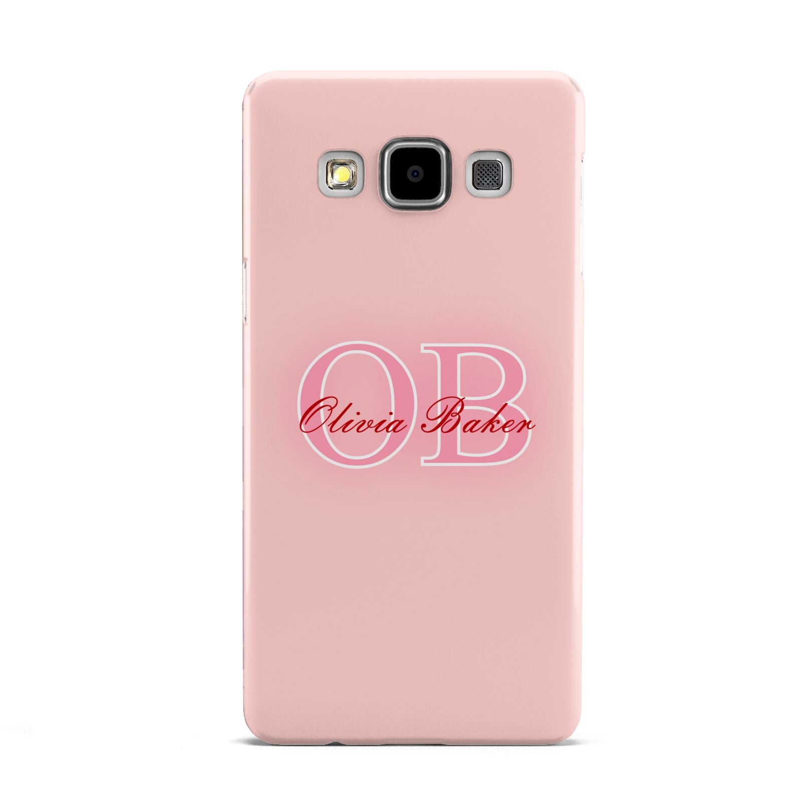 Pink Initials Personalised Samsung Galaxy A5 Case