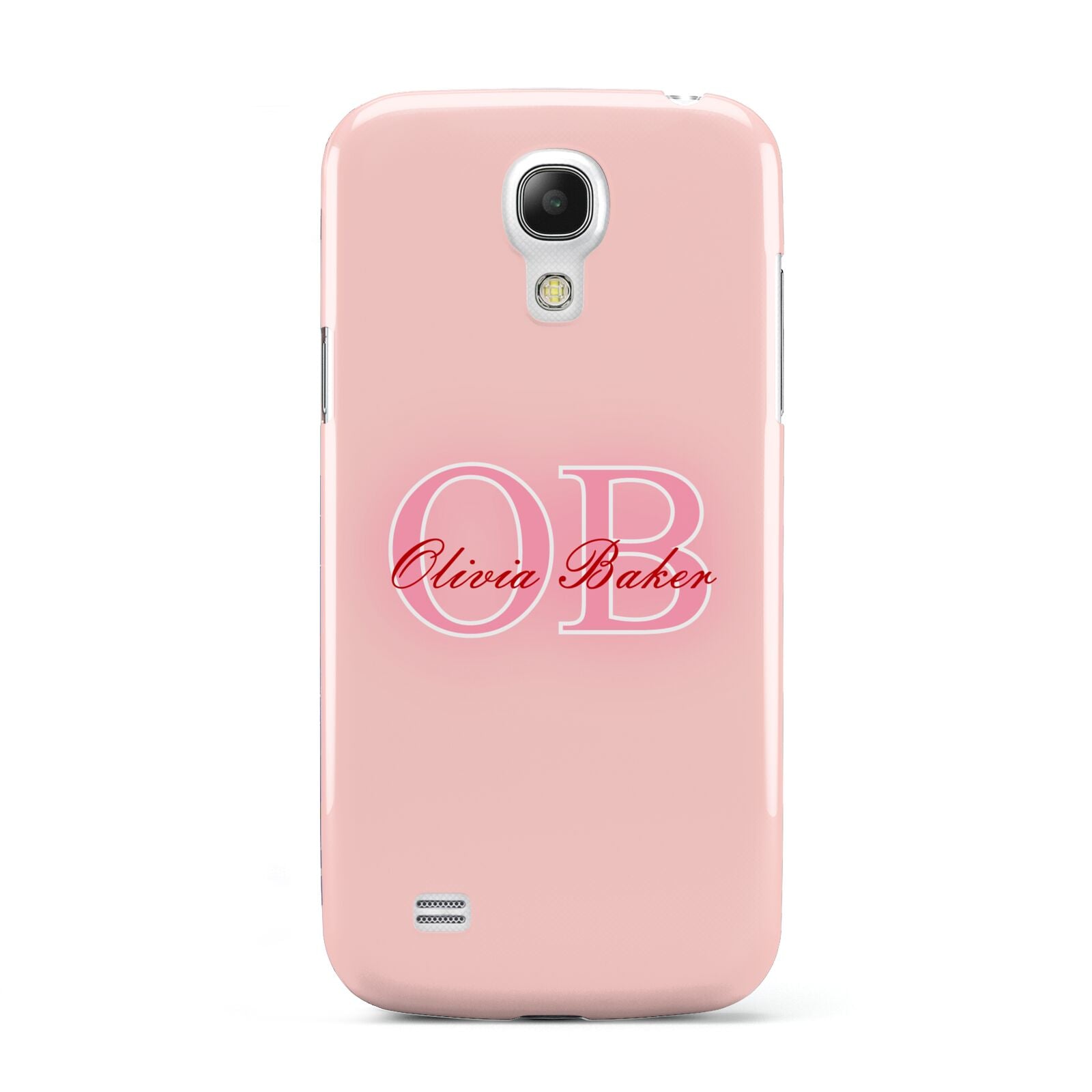 Pink Initials Personalised Samsung Galaxy S4 Mini Case