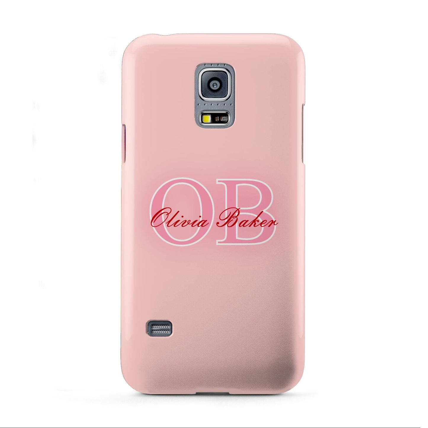 Pink Initials Personalised Samsung Galaxy S5 Mini Case