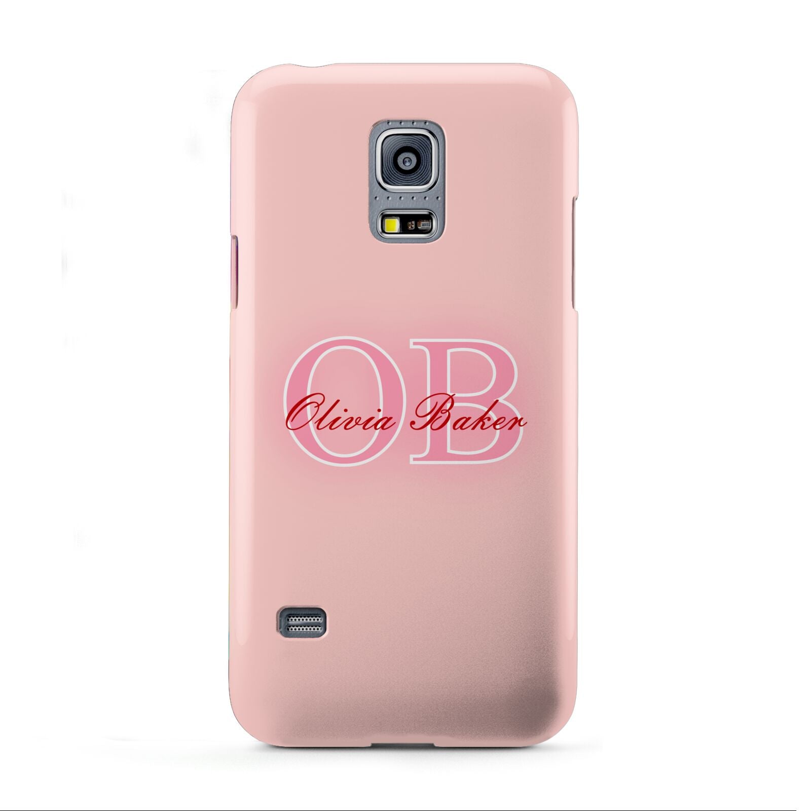 Pink Initials Personalised Samsung Galaxy S5 Mini Case