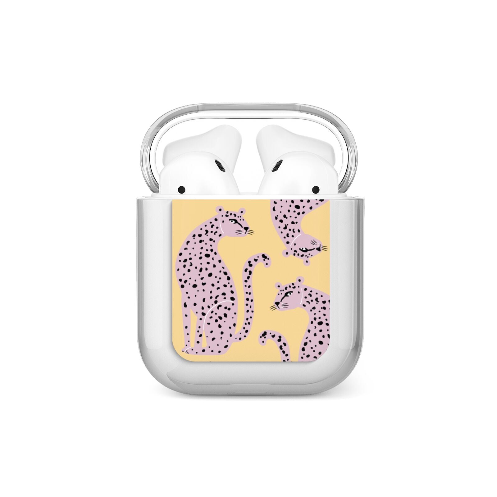 Pink Leopards AirPods Case