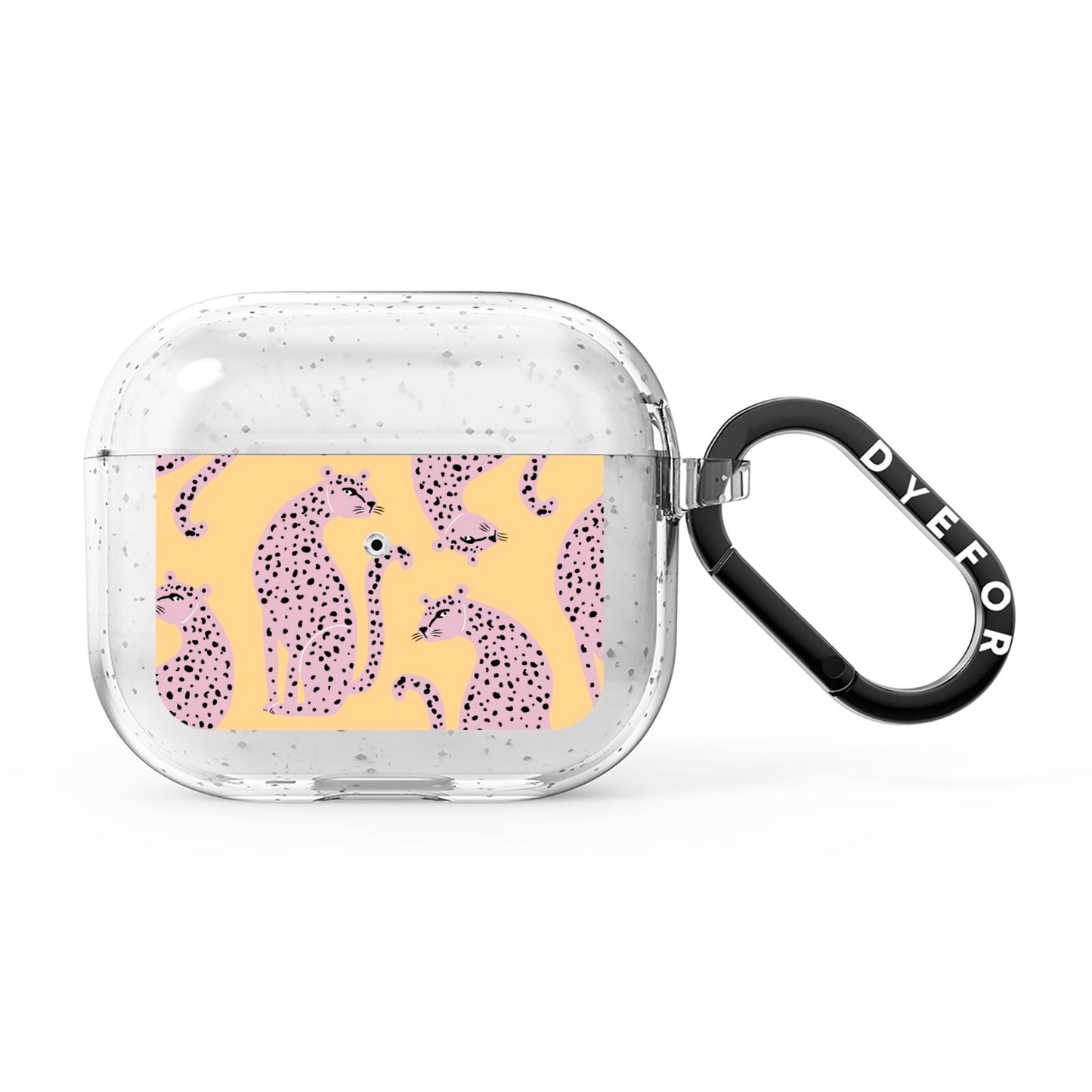 Pink Leopards AirPods Glitter Case 3rd Gen