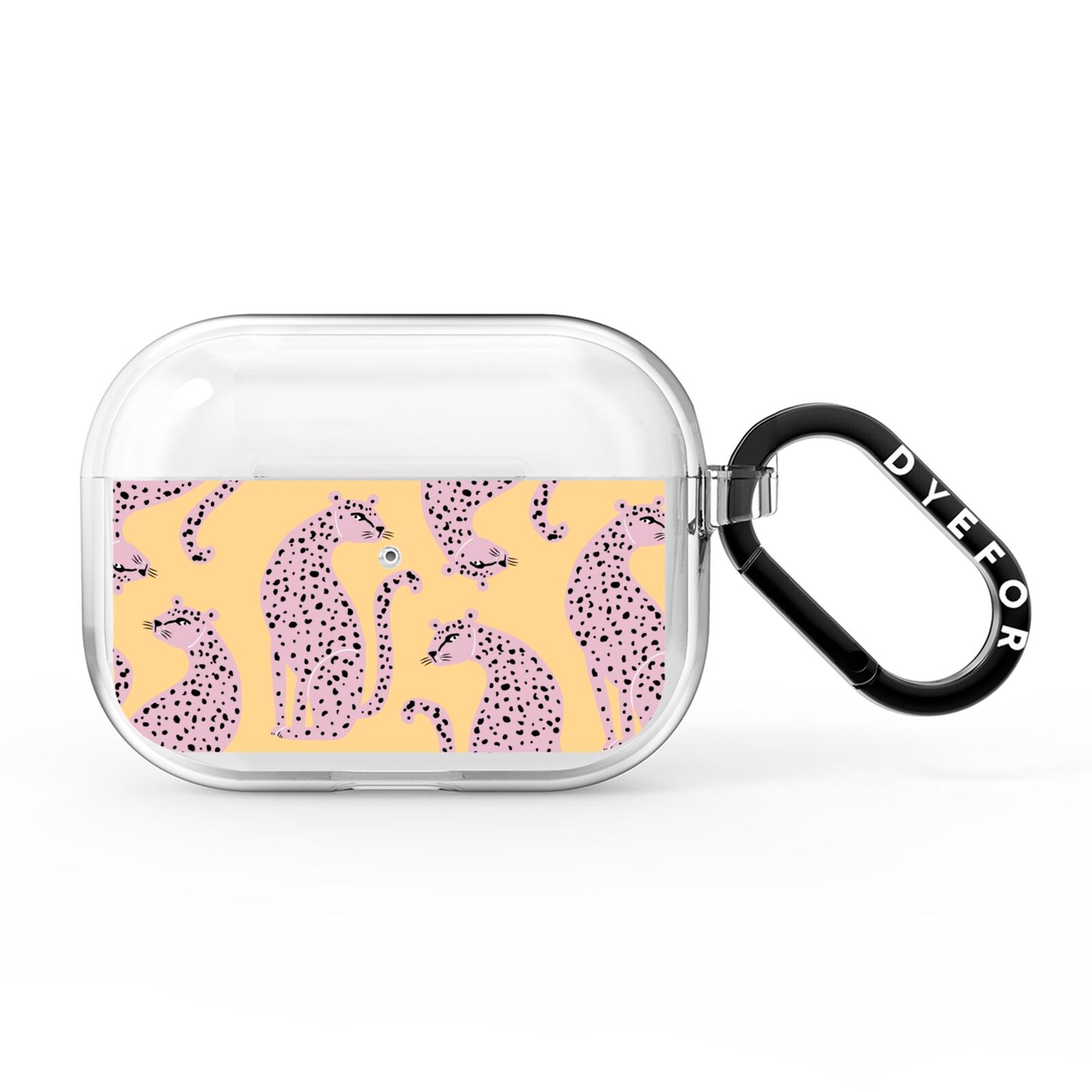 Pink Leopards AirPods Pro Clear Case