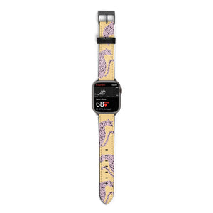 Pink Leopards Watch Strap