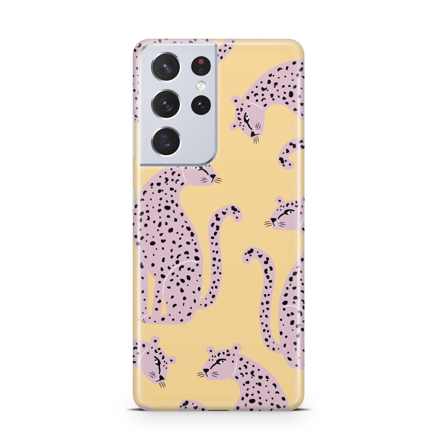 Pink Leopards Samsung S21 Ultra Case