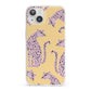 Pink Leopards iPhone 13 Clear Bumper Case