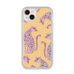 Pink Leopards iPhone 14 Plus Clear Tough Case Starlight