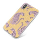 Pink Leopards iPhone X Bumper Case on Silver iPhone