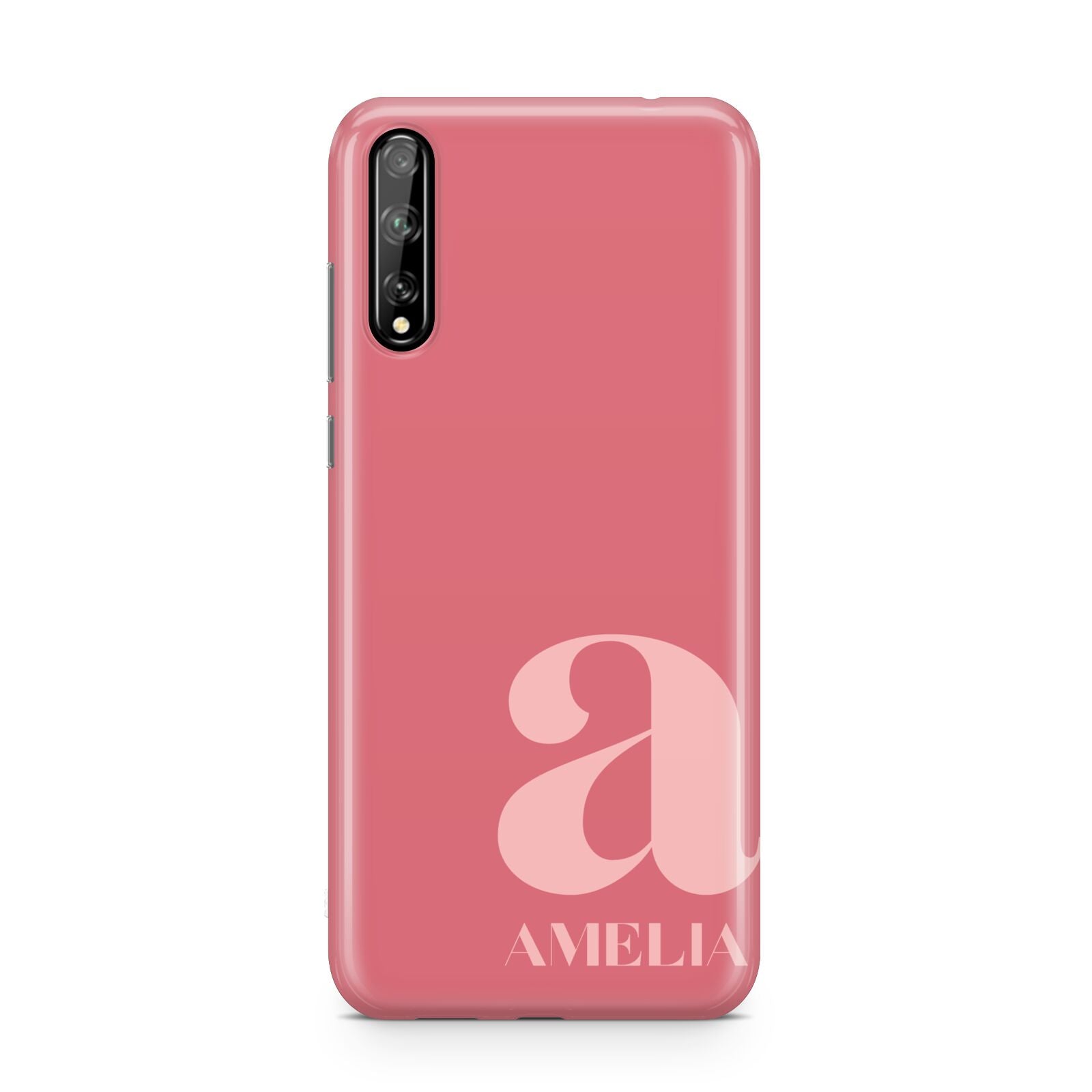 Pink Letter with Name Huawei Enjoy 10s Phone Case