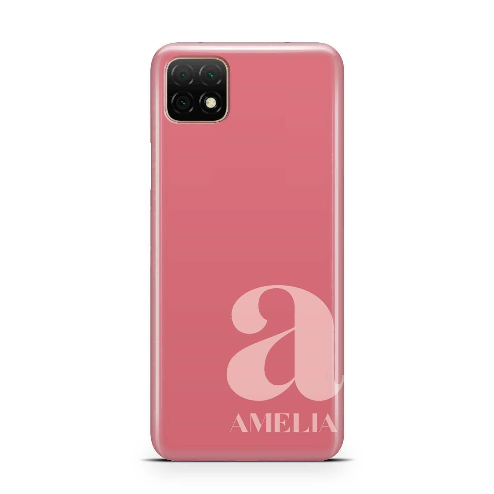 Pink Letter with Name Huawei Enjoy 20 Phone Case