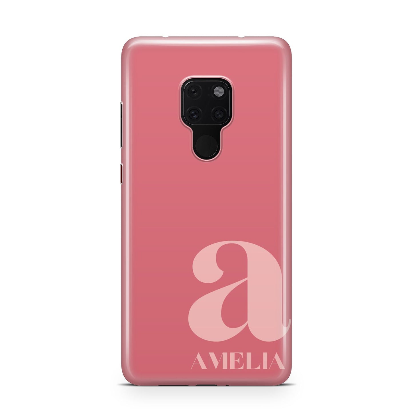 Pink Letter with Name Huawei Mate 20 Phone Case