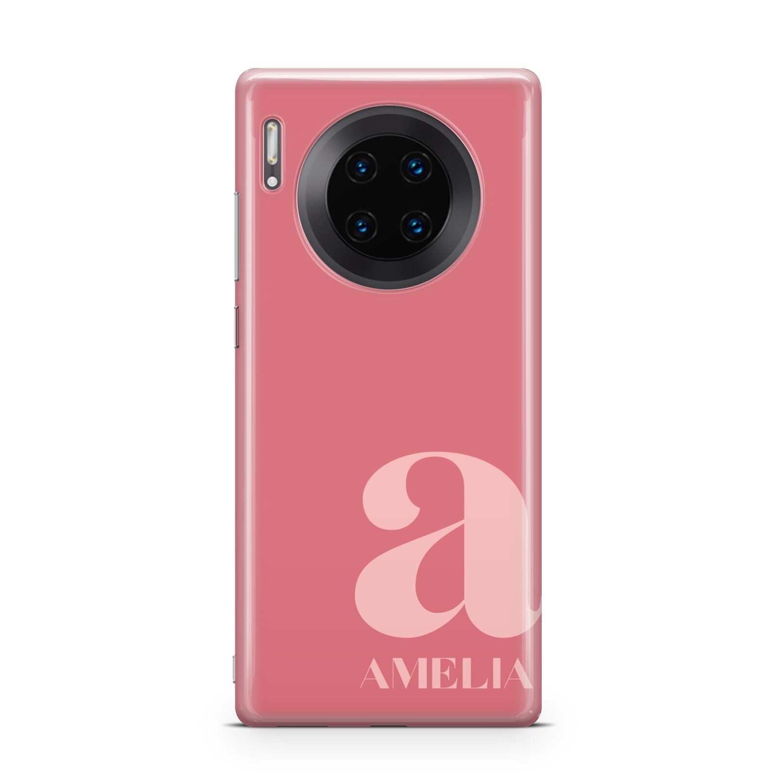 Pink Letter with Name Huawei Mate 30 Pro Phone Case