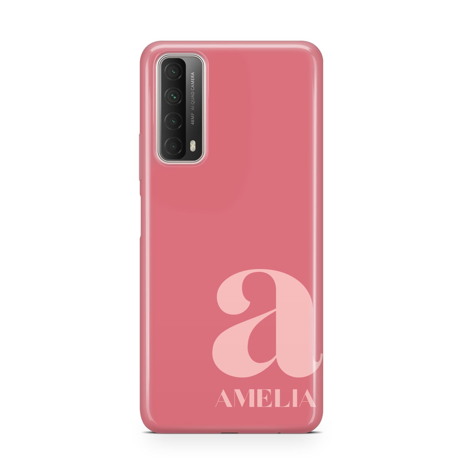 Pink Letter with Name Huawei P Smart 2021