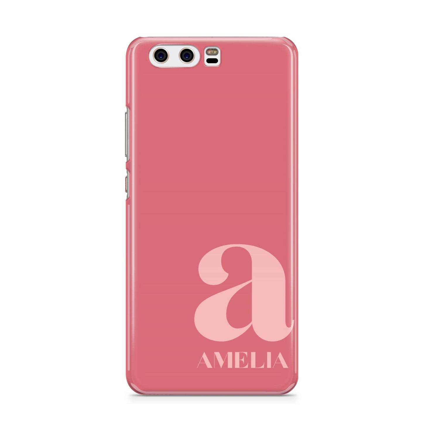 Pink Letter with Name Huawei P10 Phone Case