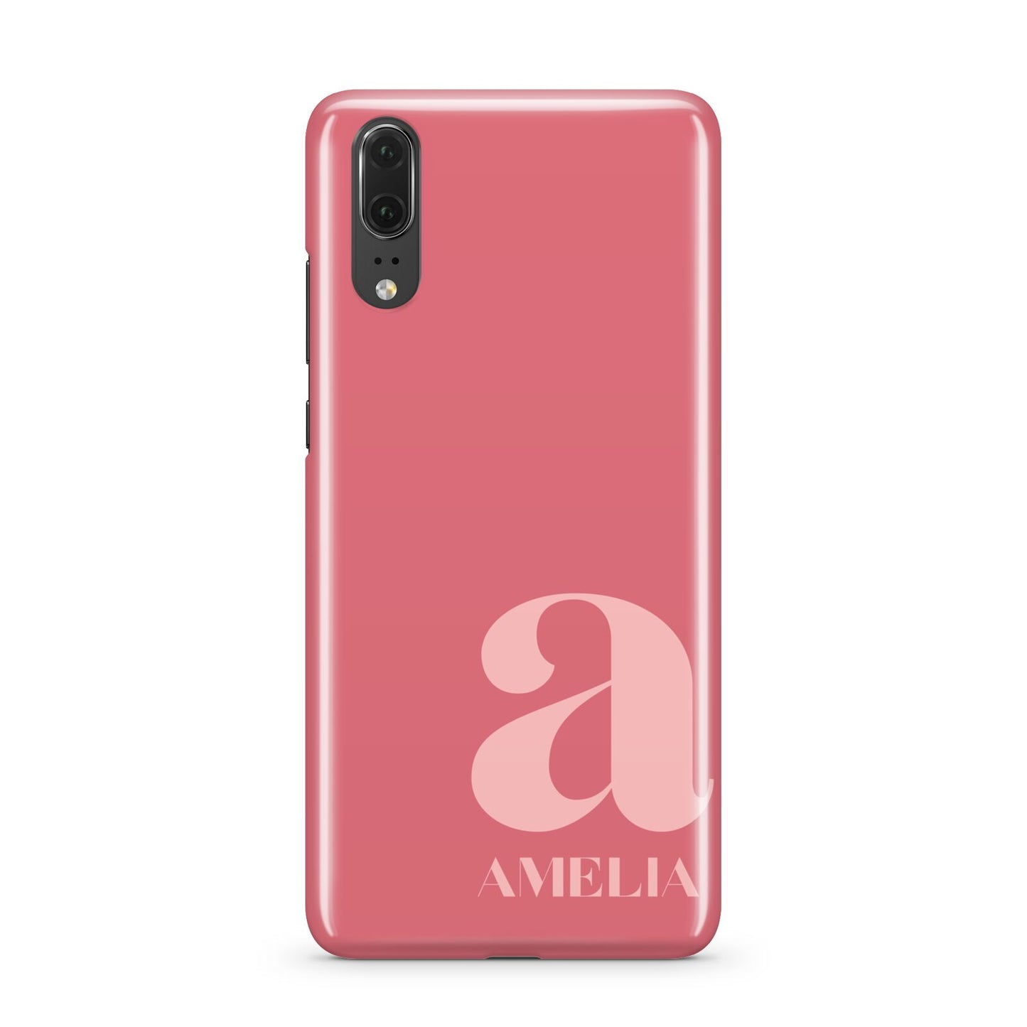 Pink Letter with Name Huawei P20 Phone Case