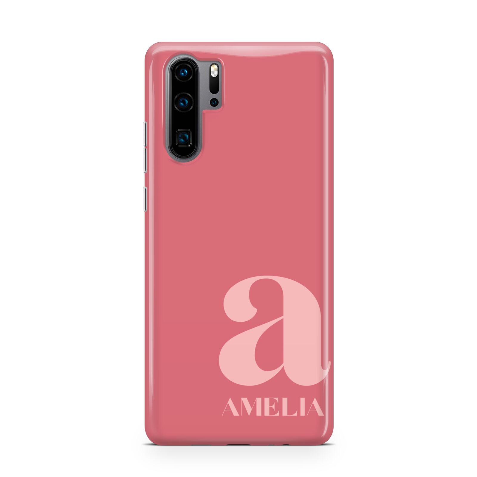 Pink Letter with Name Huawei P30 Pro Phone Case