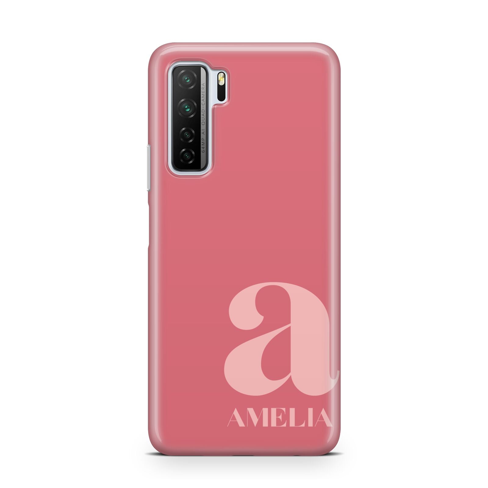 Pink Letter with Name Huawei P40 Lite 5G Phone Case