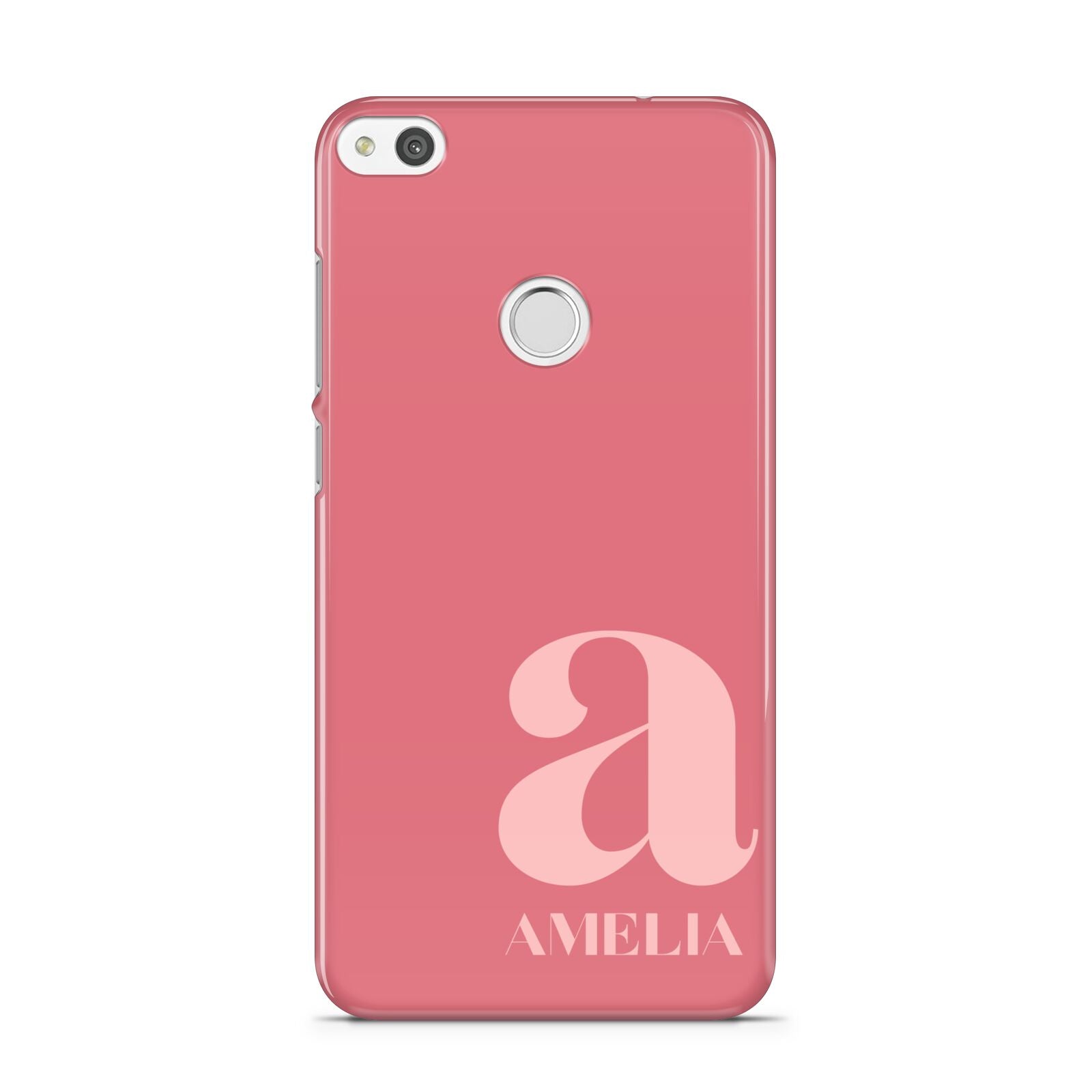 Pink Letter with Name Huawei P8 Lite Case