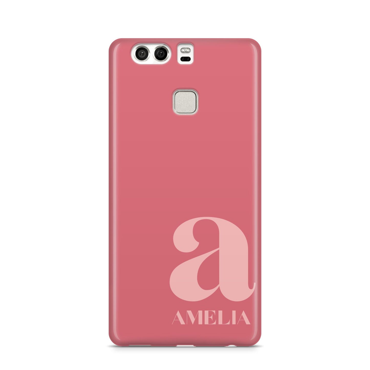 Pink Letter with Name Huawei P9 Case