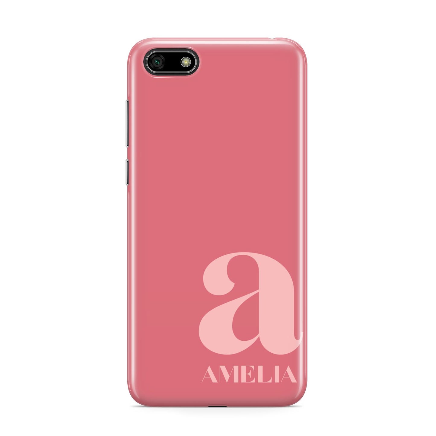 Pink Letter with Name Huawei Y5 Prime 2018 Phone Case