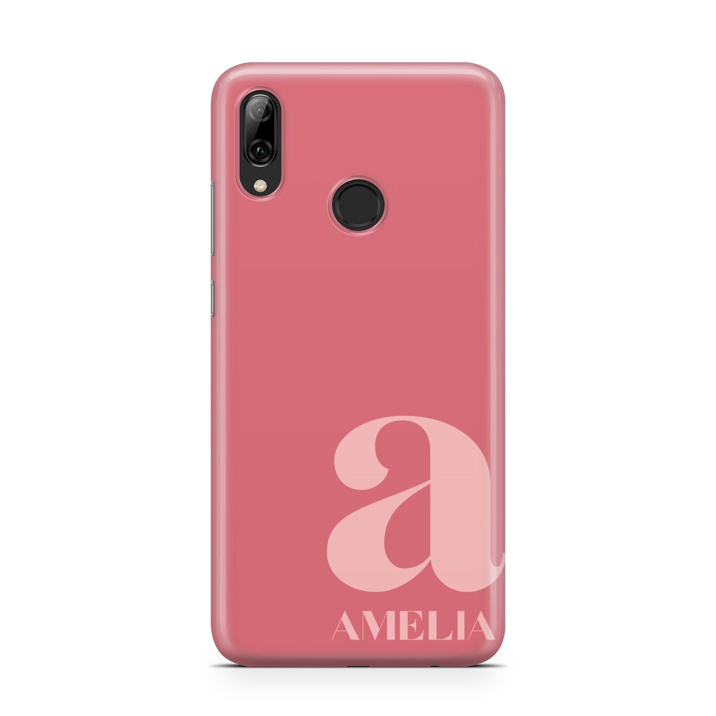 Pink Letter with Name Huawei Y7 2019