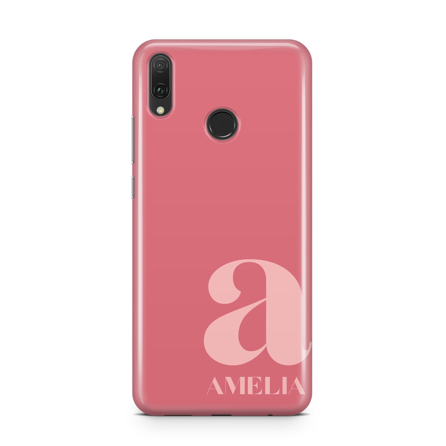 Pink Letter with Name Huawei Y9 2019