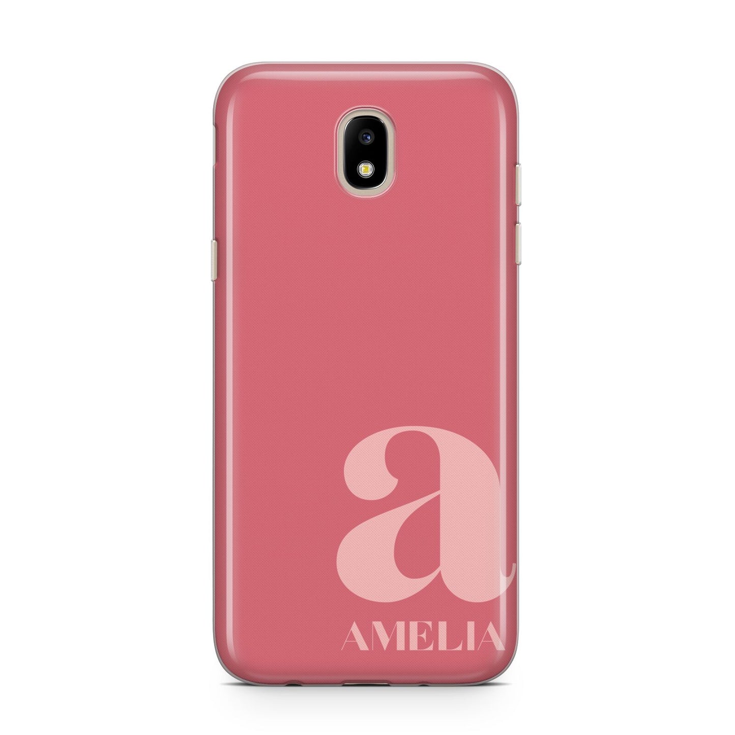 Pink Letter with Name Samsung J5 2017 Case