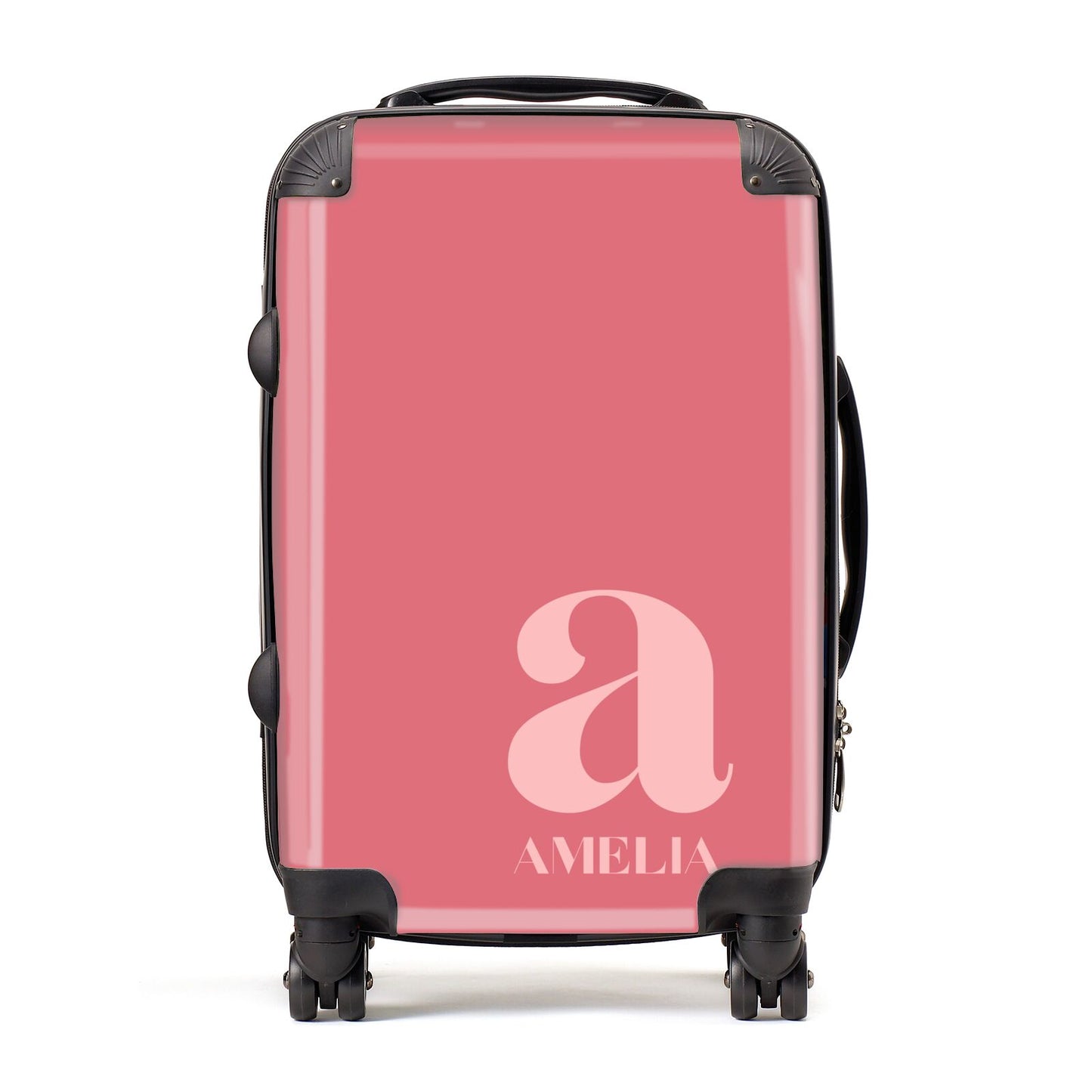 Pink Letter with Name Suitcase