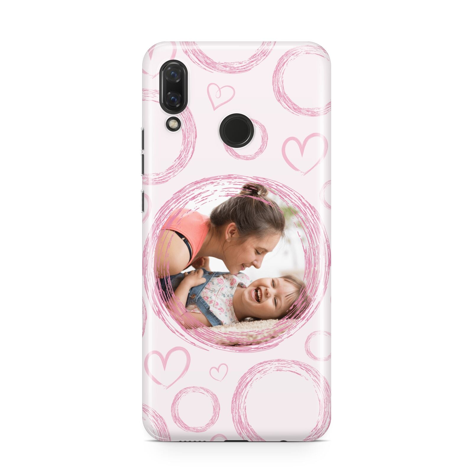 Pink Love Hearts Photo Personalised Huawei Nova 3 Phone Case