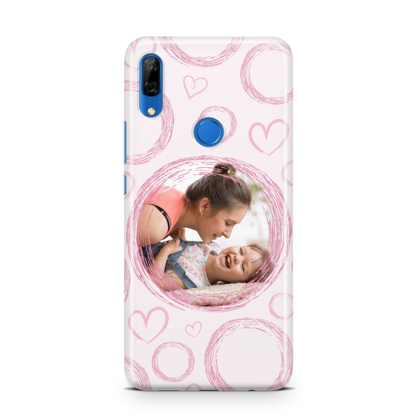 Pink Love Hearts Photo Personalised Huawei P Smart Z