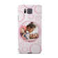Pink Love Hearts Photo Personalised Samsung Galaxy Alpha Case