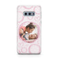 Pink Love Hearts Photo Personalised Samsung Galaxy S10E Case