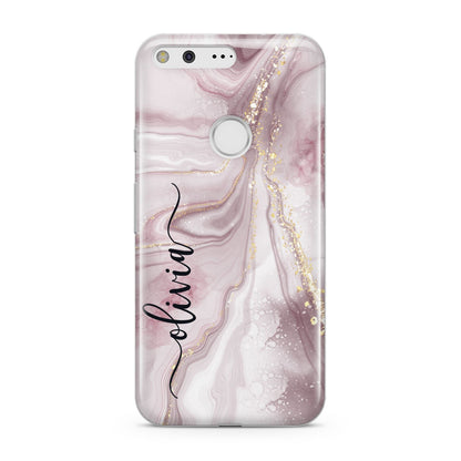 Pink Marble Google Pixel Case