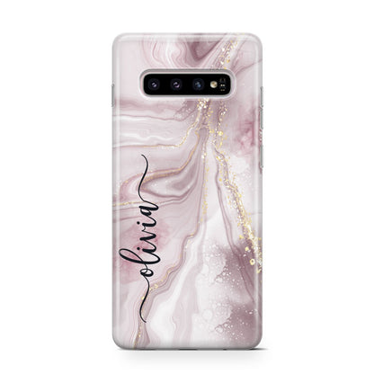 Pink Marble Samsung Galaxy S10 Case