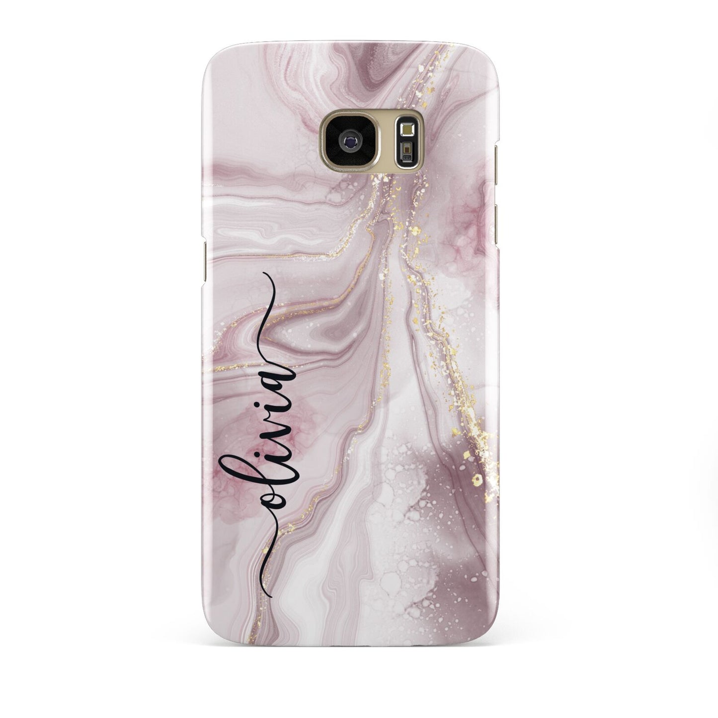 Pink Marble Samsung Galaxy S7 Edge Case