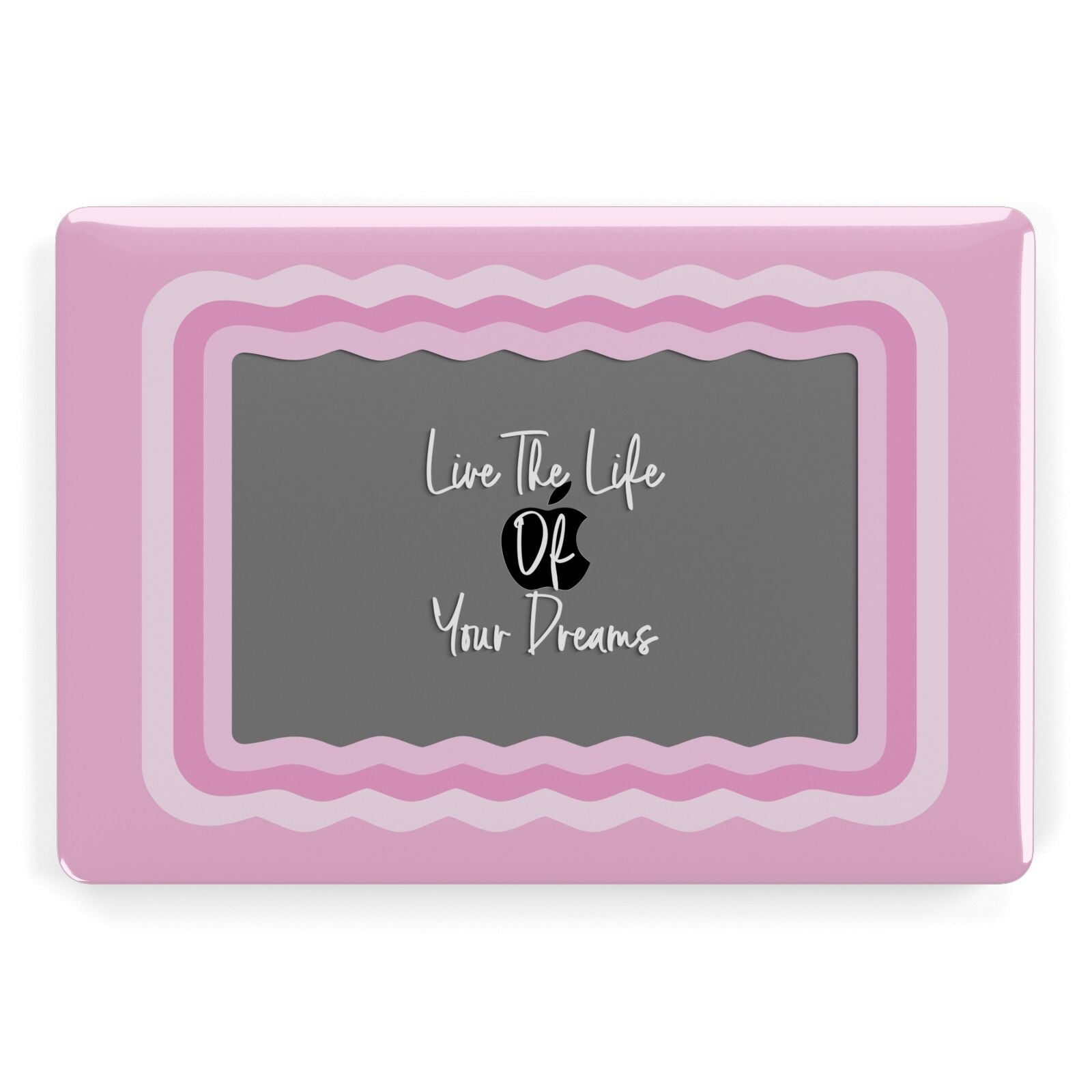 Pink Mirror Quote Apple MacBook Case