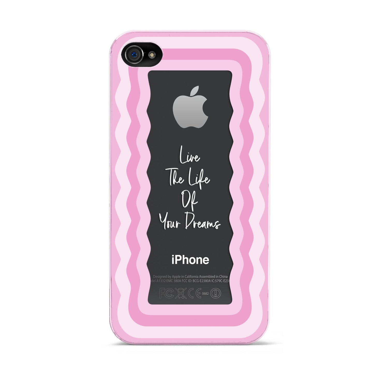 Pink Mirror Quote Apple iPhone 4s Case