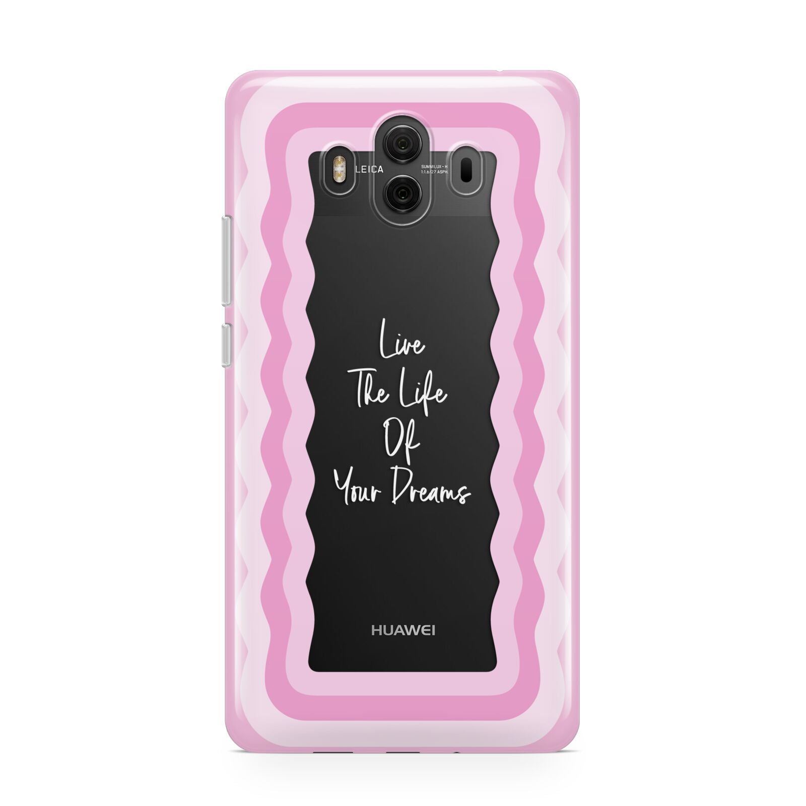 Pink Mirror Quote Huawei Mate 10 Protective Phone Case