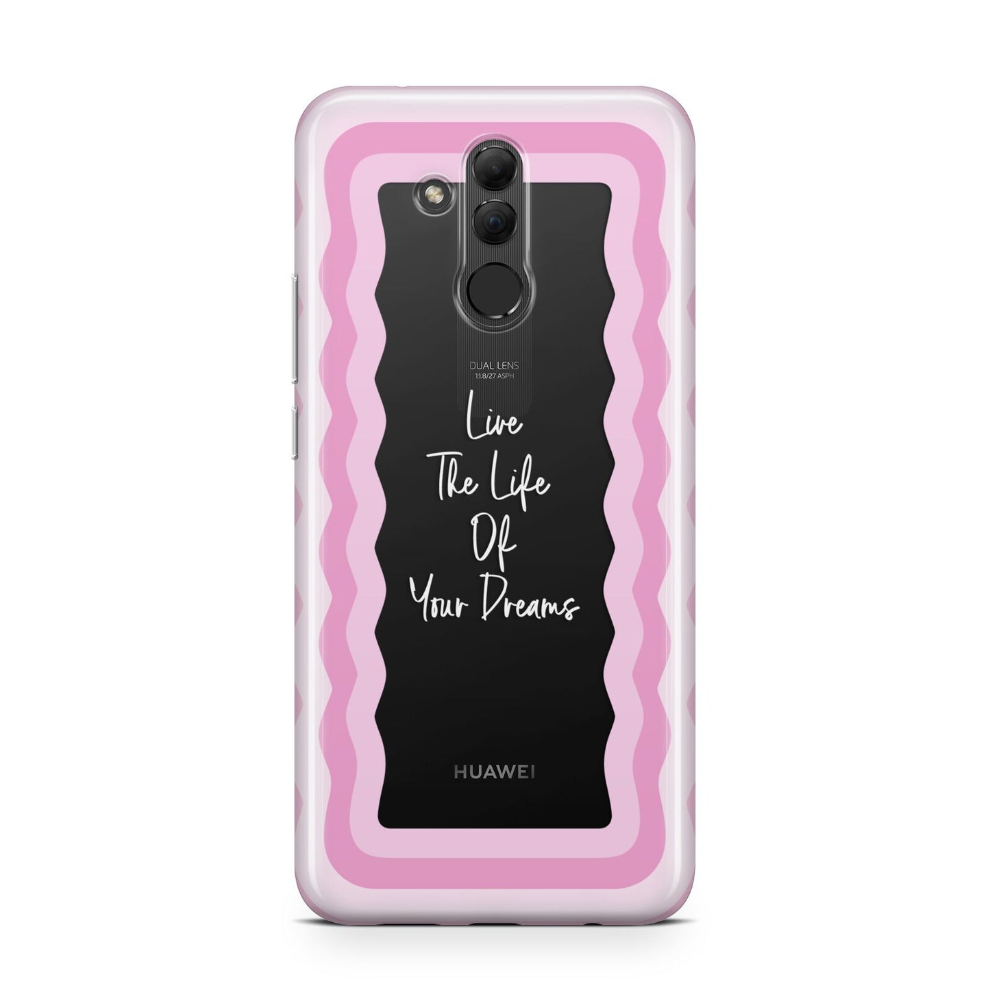 Pink Mirror Quote Huawei Mate 20 Lite