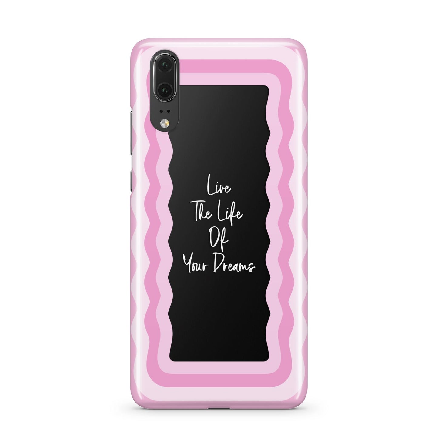 Pink Mirror Quote Huawei P20 Phone Case