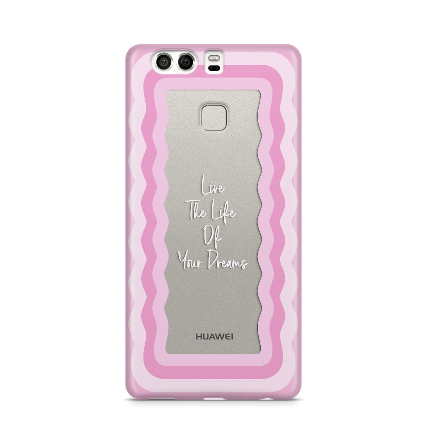 Pink Mirror Quote Huawei P9 Case