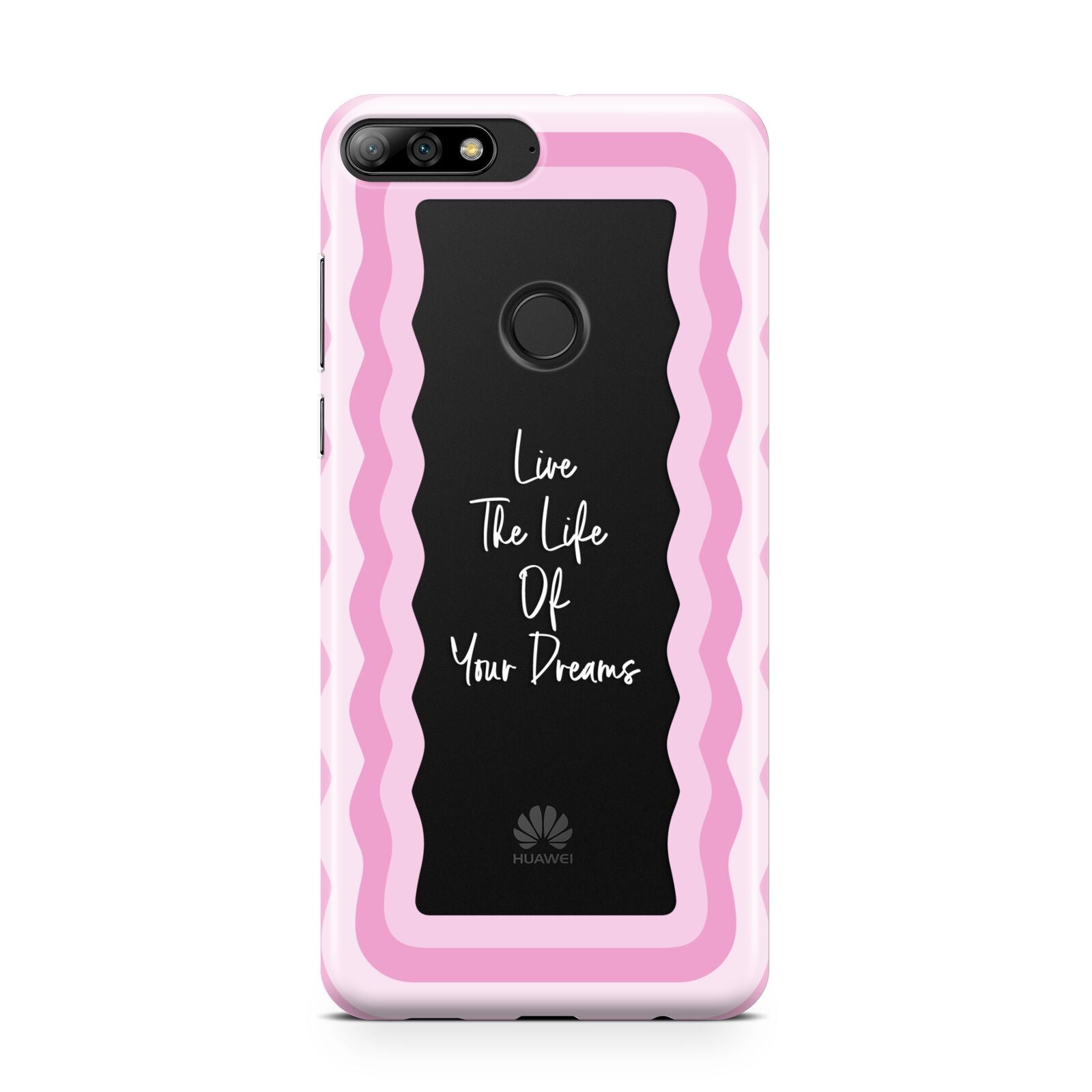 Pink Mirror Quote Huawei Y7 2018